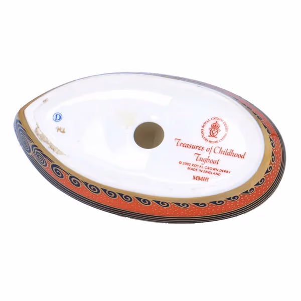 Royal Crown Derby Treasures of Childhood Tug Boat