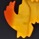Pavone Handmade Amber Galalith Puppy Dog Brooch
