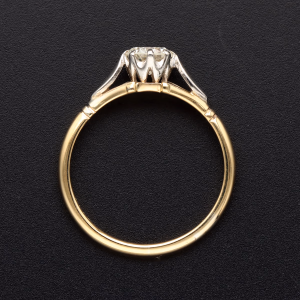 18ct Gold Diamond Solitaire Ring