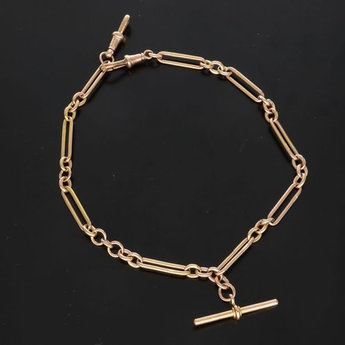 Victorian 9ct Gold Watch Chain image-1