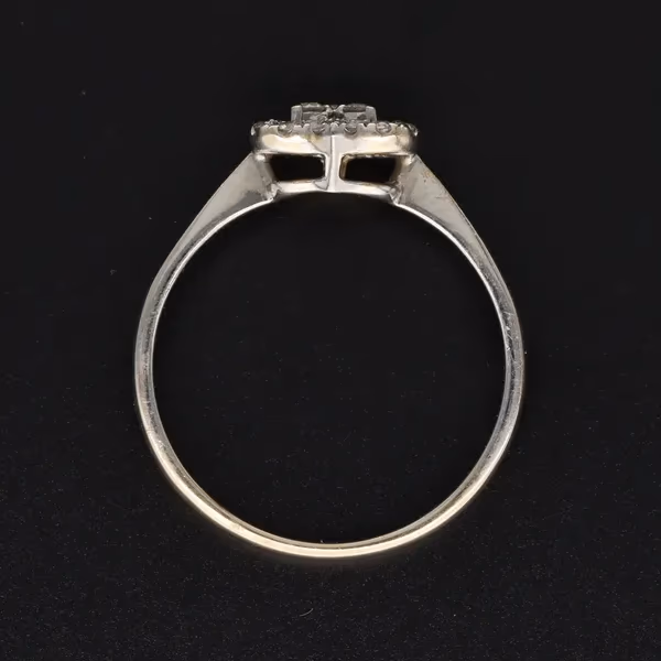 18ct Gold Diamond Heart Ring