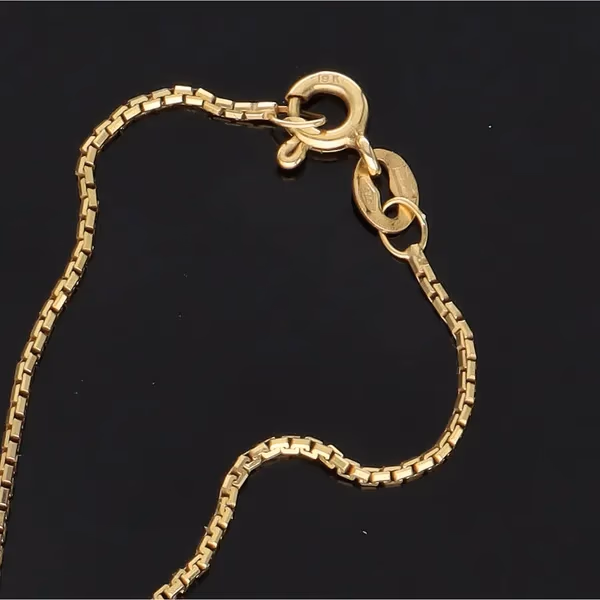 9ct Gold Coffee Bean Pendant