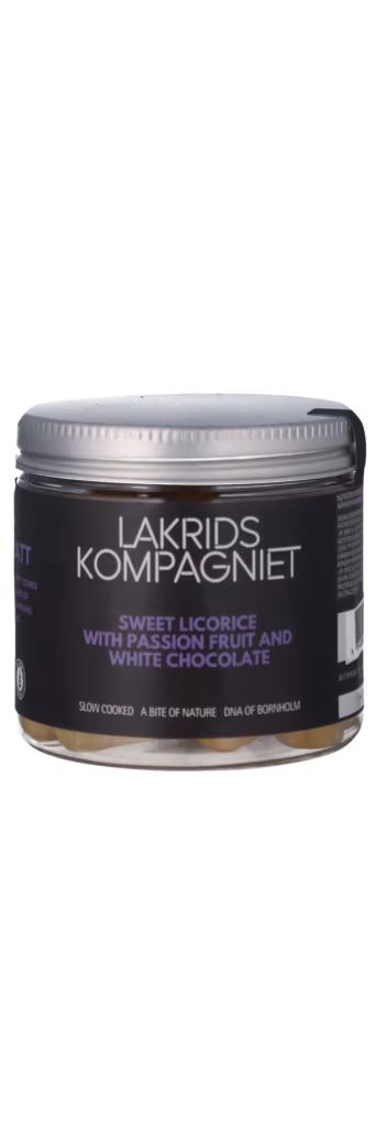 130 SØD LAKRIDS MED PASSIONSFRUGT LakridsKompagniet