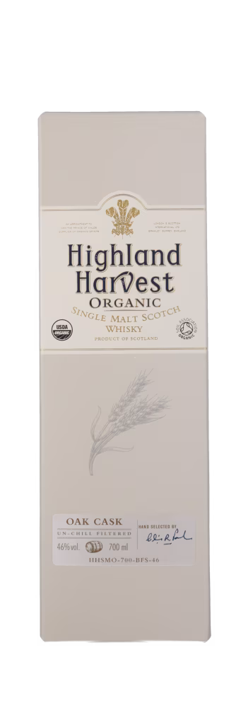 HIGHLAND HARVEST ORGANIC SINGLE MALT WHISKY 46% ØKO, London & Scottish