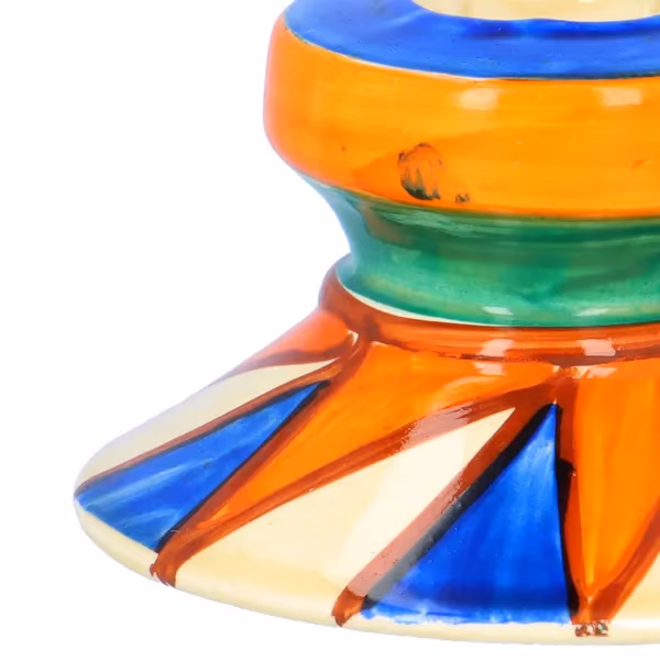 Clarice Cliff Original Bizarre Candle Holder