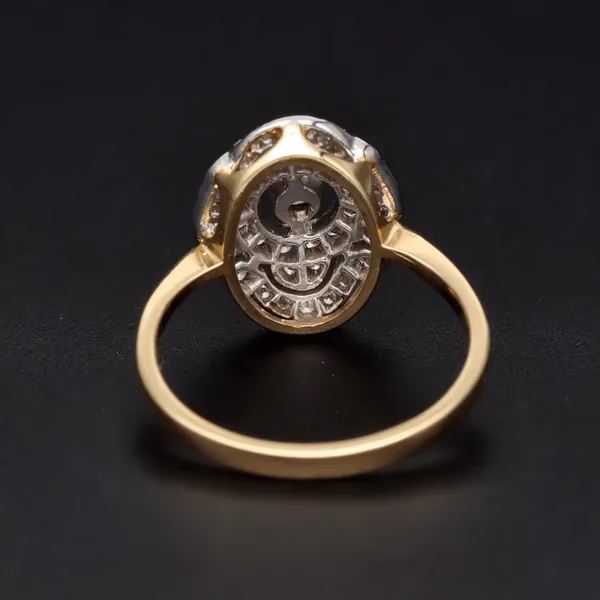 14ct Gold Diamond Cluster Ring