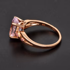 9ct Rose Gold Pink Kunzite & Pink Sapphire Ring