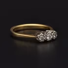 18ct Gold Diamond Ring London 1989
