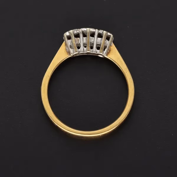 18ct Gold Diamond Ring London 1989