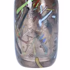 Vintage Kosta Boda Iridescent Miniature Tornado Vase