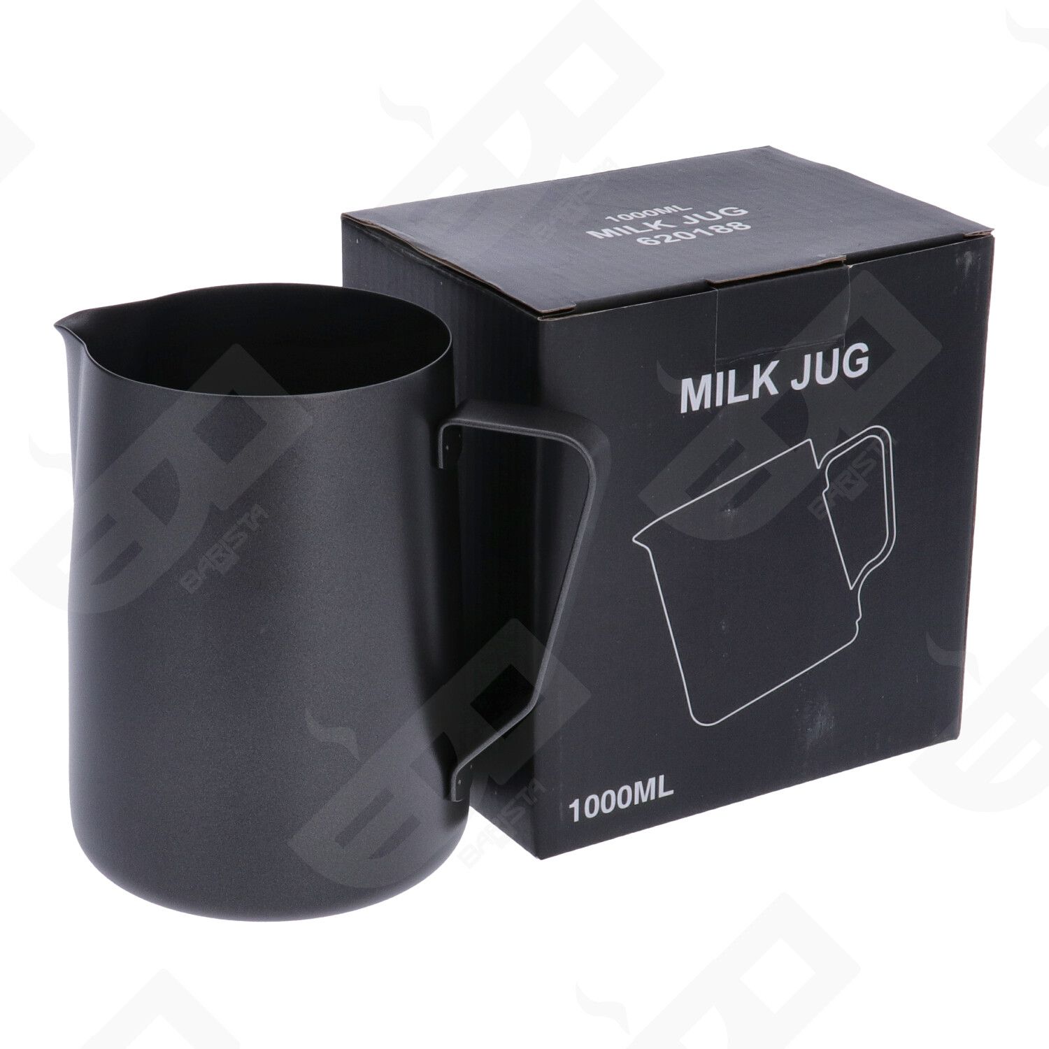 Motta Europa Milk Jug Professional Non-Stick 350ml Black