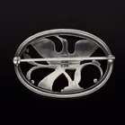 Georg Jensen Silver Brooch Design no. 238