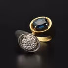 18ct Gold Sapphire and Diamond Ring