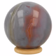 Botswana agaat bol 56mm nr2 - 360° presentation