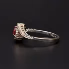 18ct Gold Ruby and Diamond Ring