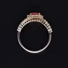 18ct Gold Ruby and Diamond Ring