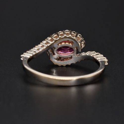 18ct Gold Ruby and Diamond Ring image-4