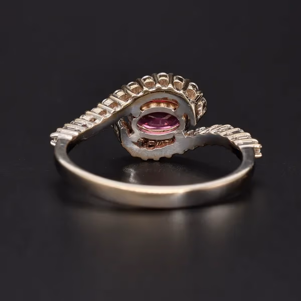 18ct Gold Ruby and Diamond Ring