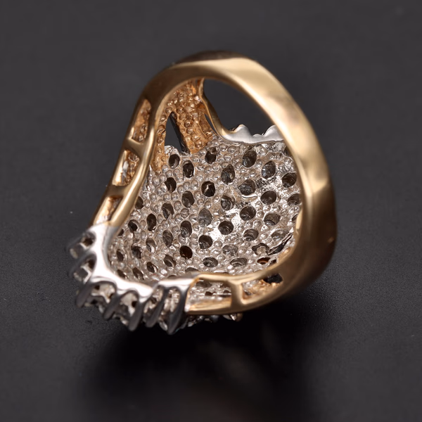 9ct Gold 1.4ct Diamond Statement Ring