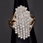 9ct Gold 1.4ct Diamond Statement Ring