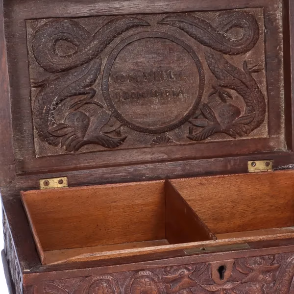 Early 20th Century Royal Artillery Cigar Box