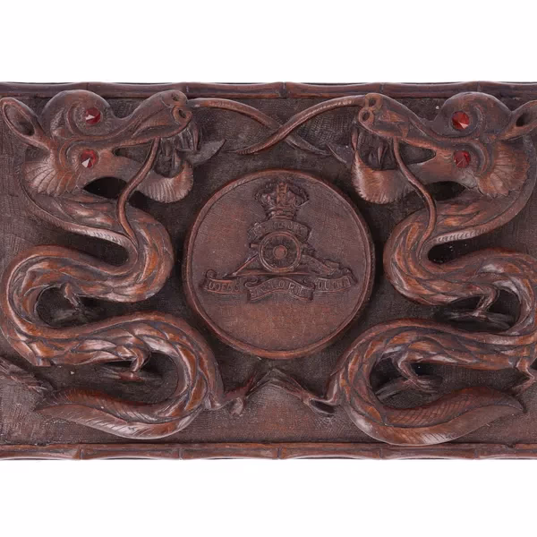 Early 20th Century Royal Artillery Cigar Box