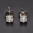 Platinum 0.84ct Diamond Stud Earrings
