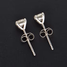 Platinum 0.84ct Diamond Stud Earrings