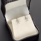 Platinum 0.84ct Diamond Stud Earrings