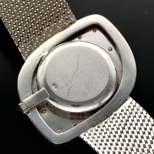 Eska Unisex 18k White Gold and Diamond Watch image-6
