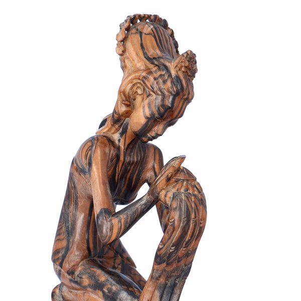 Balinese Carved Coromandel Wood Figurine