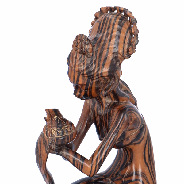 Balinese Carved Coromandel Wood Figurine