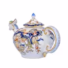 Rare Faience Formaintraux Desvres Teapot