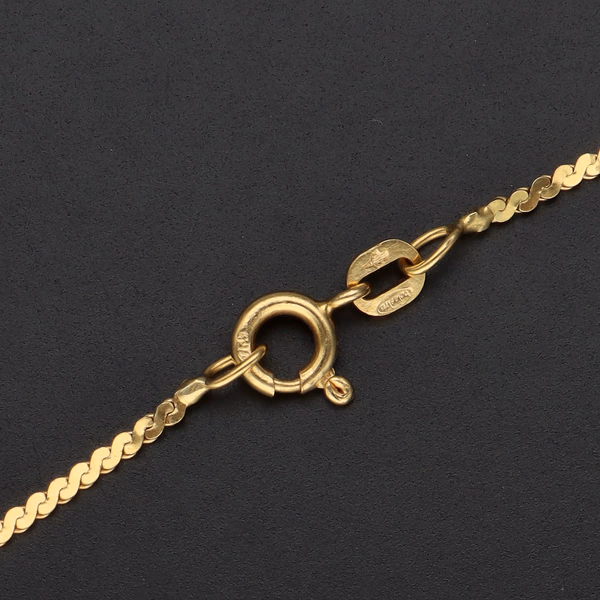 18ct Yellow Gold Art Deco Style Diamond Necklace