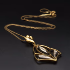 18ct Yellow Gold Art Deco Style Diamond Necklace