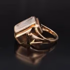 Rare 18th Century Georgian Swivel Agate Intaglio Ring