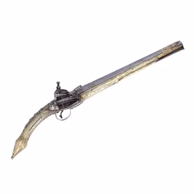 Antique Albanian Rat Tail Miquelet Pistol
