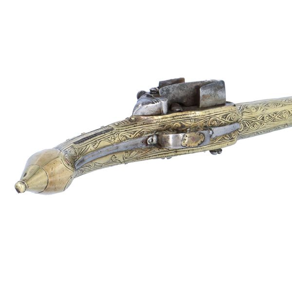 Antique Albanian Rat Tail Miquelet Pistol