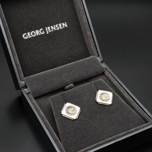 Danish Silver Earrings by Henry Pilstrup for Georg Jensen