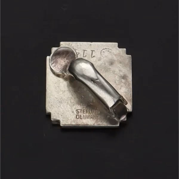 Danish Silver Earrings by Henry Pilstrup for Georg Jensen