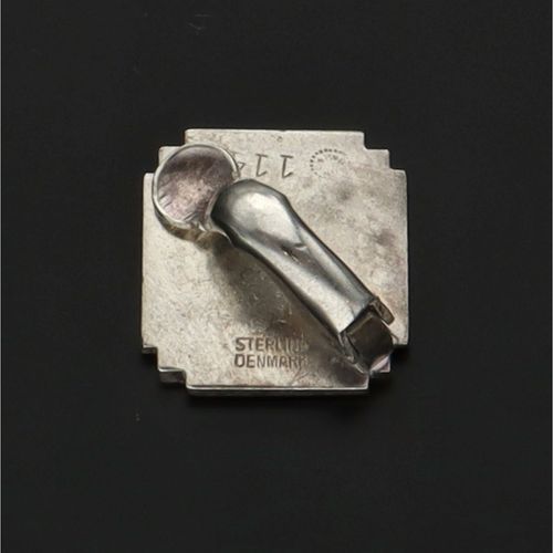 Danish Silver Earrings by Henry Pilstrup for Georg Jensen image-6