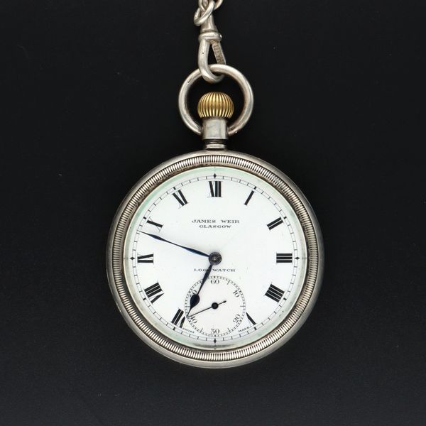 H.M. Silver Pocket Watch