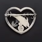 Danish Sterling Silver Dolphin Hawaii Brooch