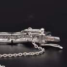 18ct White Gold Diamond Line Bracelet