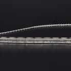 18ct White Gold Diamond Line Bracelet