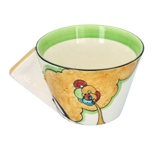 Clarice Cliff “Moon Light” Conical Coffee Cup and Saucer image-2