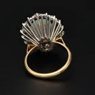 18ct Gold Opal and Diamond Ring