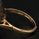 18ct Gold Opal and Diamond Ring