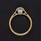 18k Gold Diamond Solitaire Ring