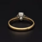 18k Gold Diamond Solitaire Ring
